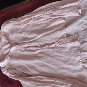 Jj ill coral pink blouse